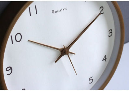 BowLift | Silent Solid Wood Analog Wall Clock