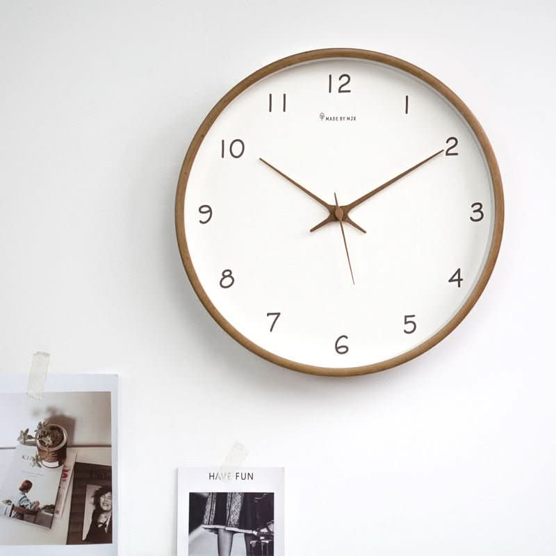 Skanto | Silent Solid Wood Analog Wall Clock