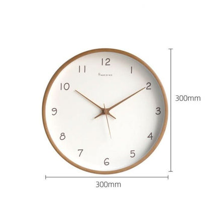 BowLift | Silent Solid Wood Analog Wall Clock
