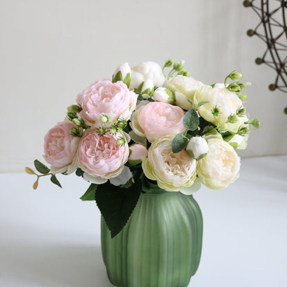 Elegant Peony Dreams - Premium Artificial Flower Bouquet