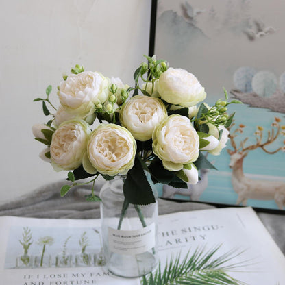 Elegant Peony Dreams - Premium Artificial Flower Bouquet