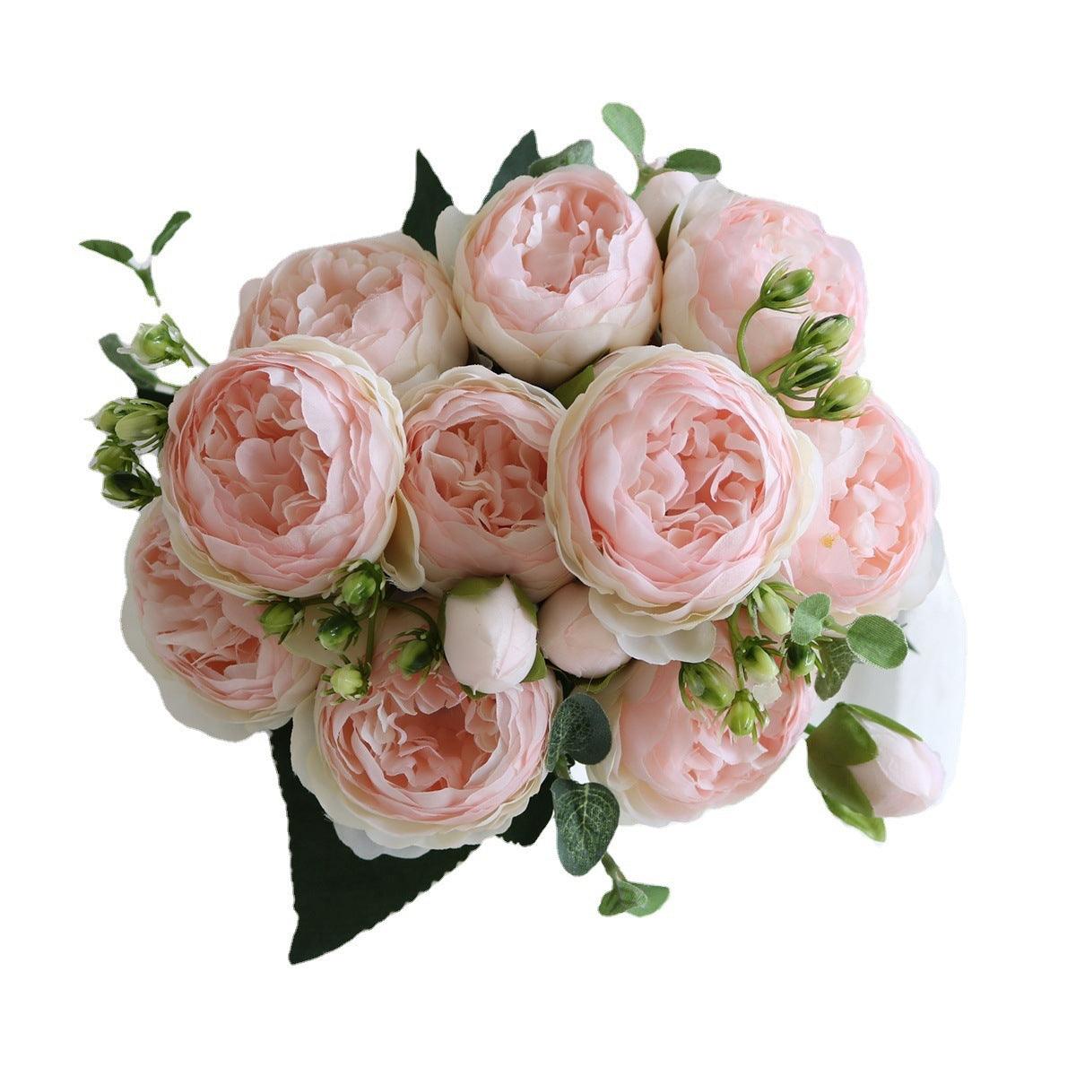 Elegant Peony Dreams - Premium Artificial Flower Bouquet