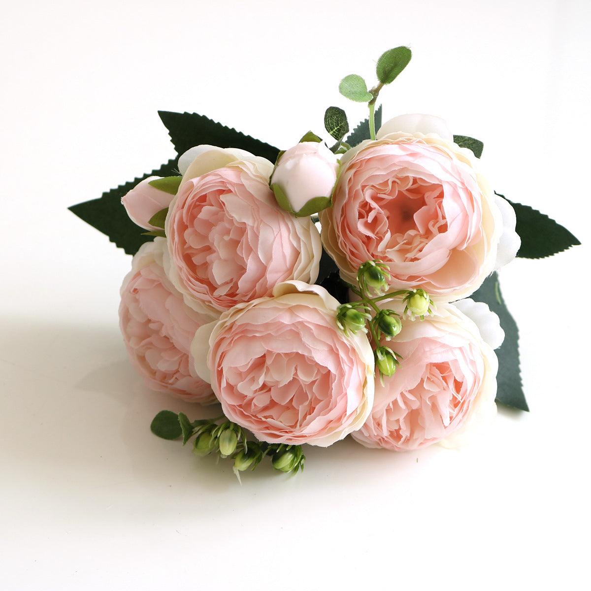 Elegant Peony Dreams - Premium Artificial Flower Bouquet
