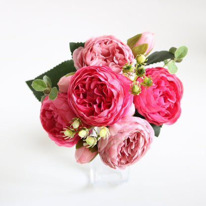 Elegant Peony Dreams - Premium Artificial Flower Bouquet