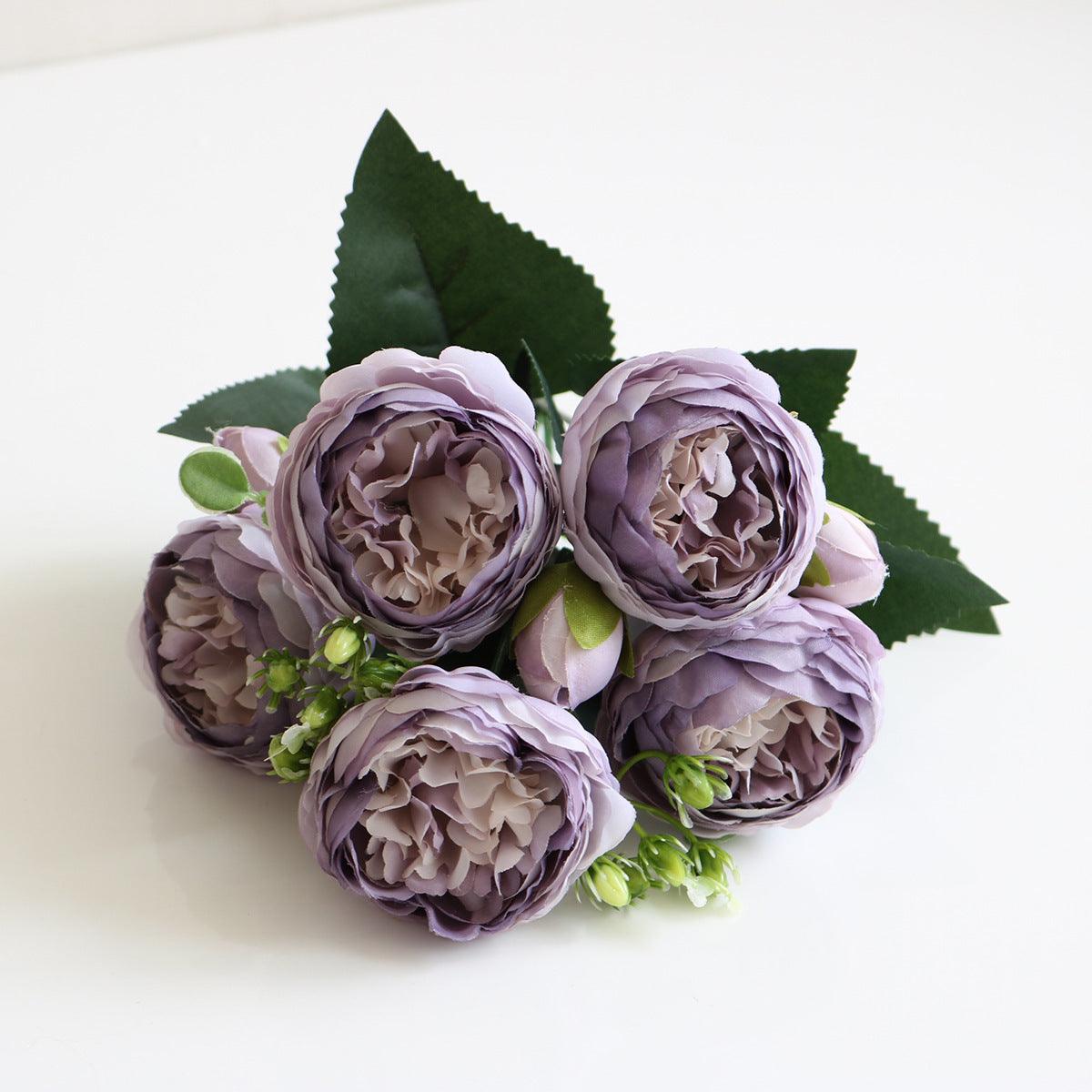 Elegant Peony Dreams - Premium Artificial Flower Bouquet