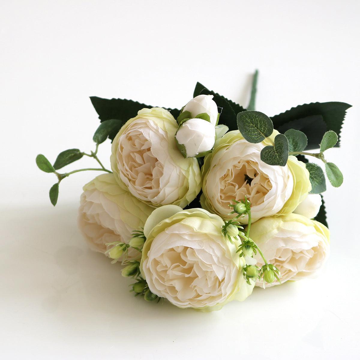 Elegant Peony Dreams - Premium Artificial Flower Bouquet