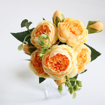 Elegant Peony Dreams - Premium Artificial Flower Bouquet