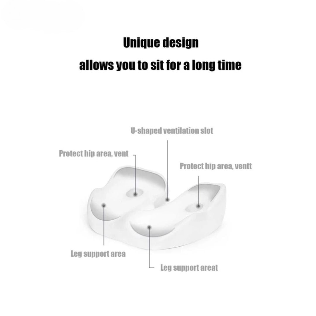 BowLift | SITRELIEF – Adjustable Memory Foam Seat Cushion for Tailbone & Back Support