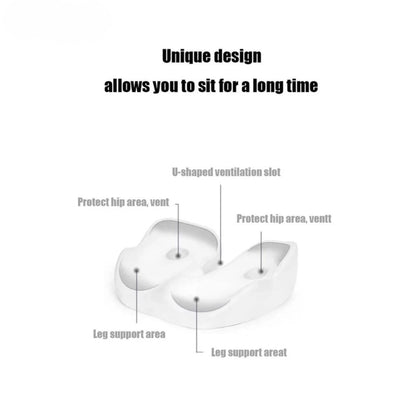 BowLift | SITRELIEF – Adjustable Memory Foam Seat Cushion for Tailbone & Back Support