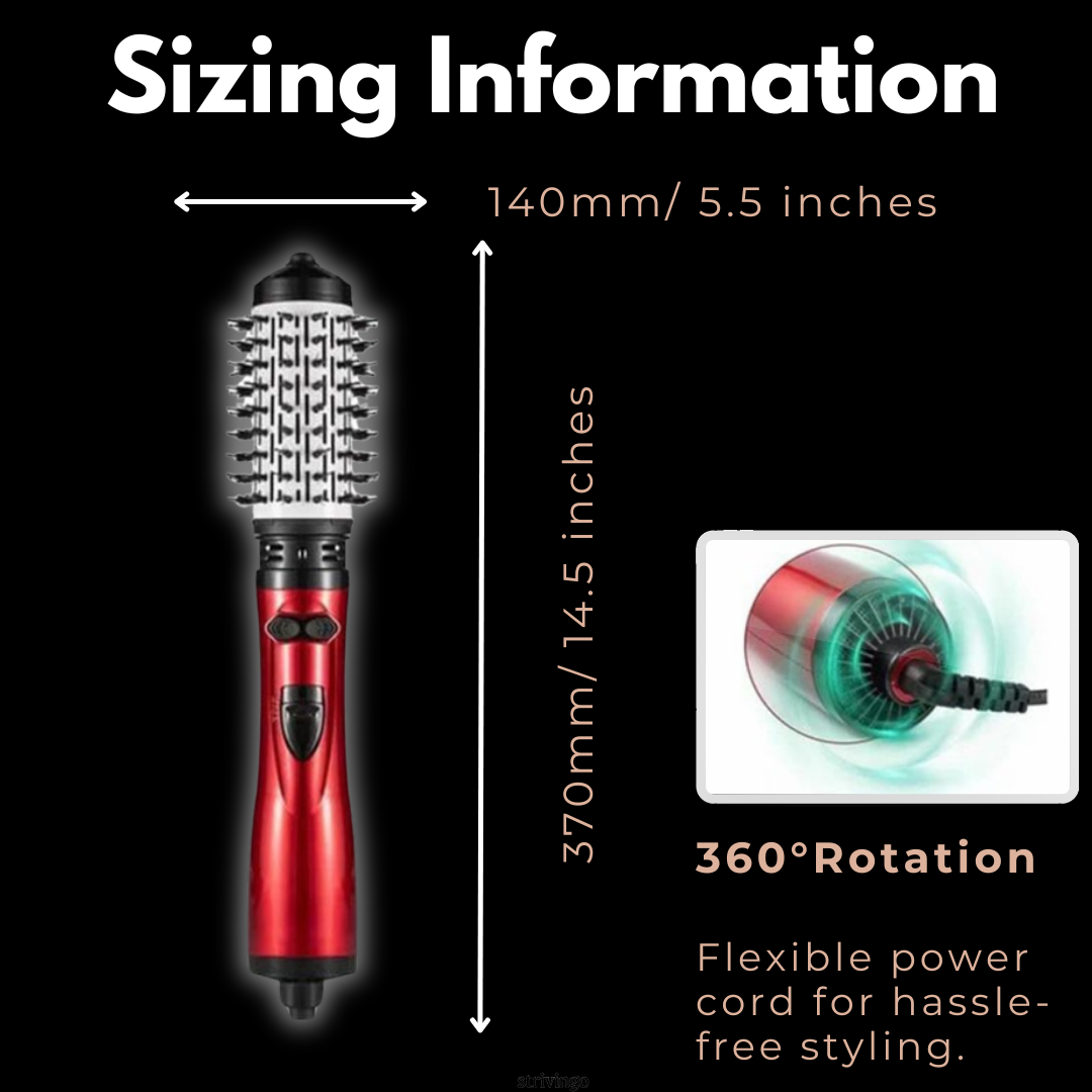 Karnz | Driwave 2-in-1 Rotating Hair Dryer and Styler