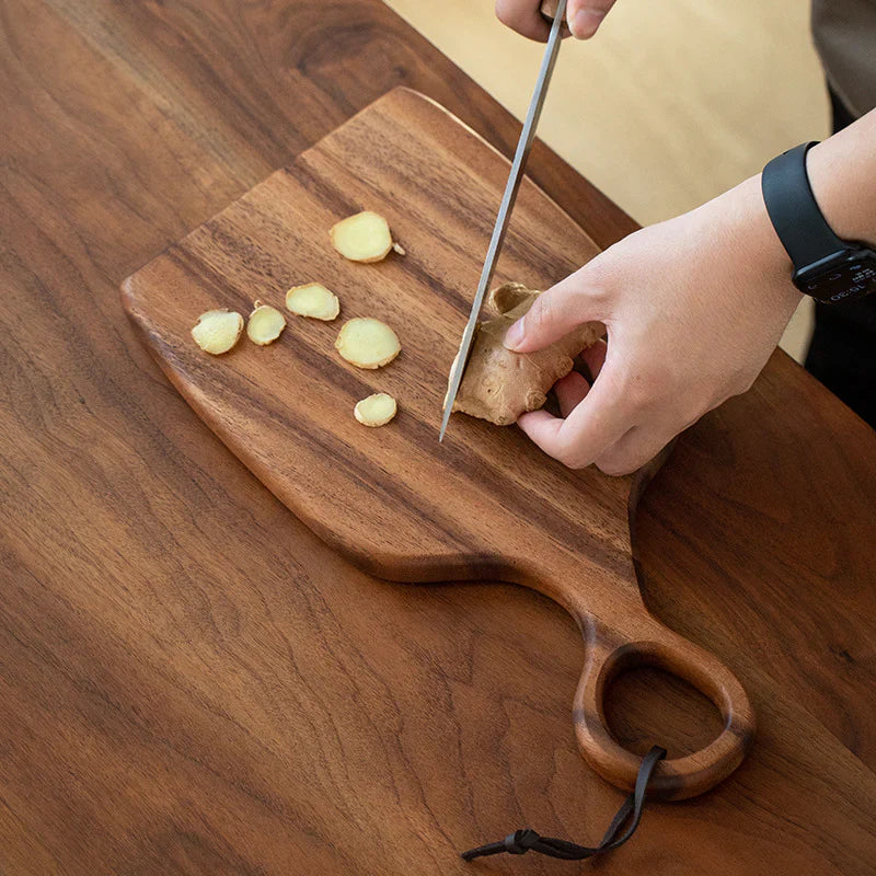 BowLift | Wooden Cutting Boards Made of Walnut Ideal for Slicing and Serving