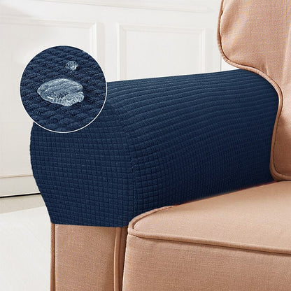 BowLift | Stretch Armrest Covers – Spandex Covers for Chairs & Armchairs, Set of 2, Bordeaux