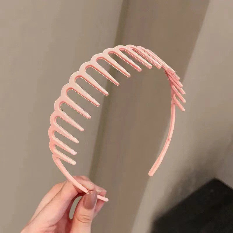 BowLift | Stylish Matte Face Wash Headband with Teeth for Anti-Slip