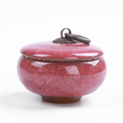 BowLift | Travel Tea Clay Tea Jar with Cracked Sandwich Design