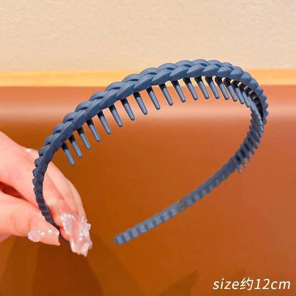 BowLift | Stylish Matte Face Wash Headband with Teeth for Anti-Slip