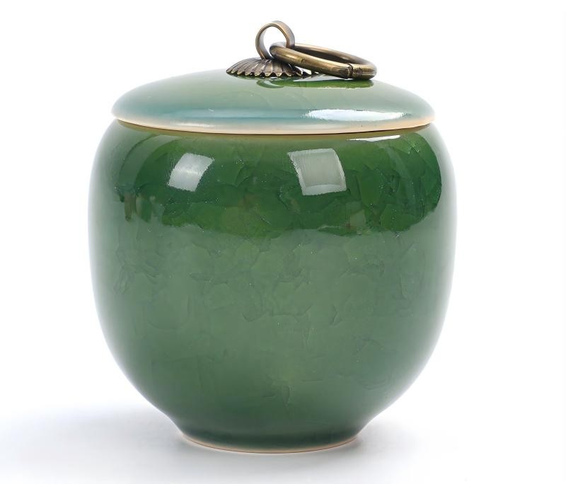 BowLift | Travel Tea Clay Tea Jar with Cracked Sandwich Design