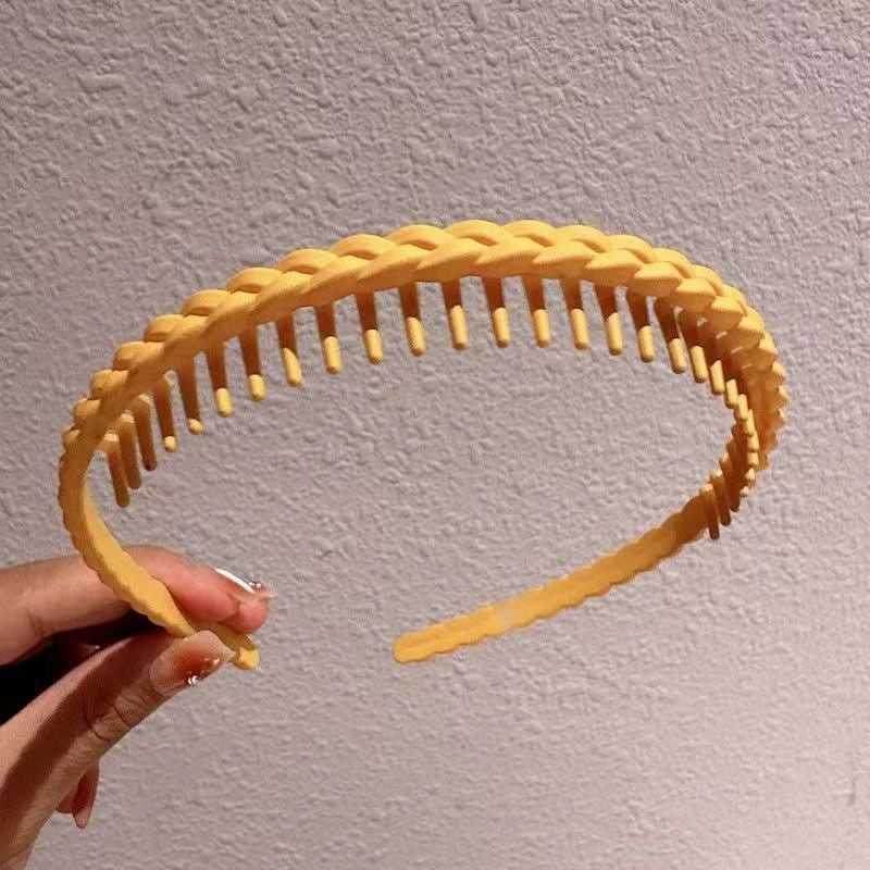BowLift | Stylish Matte Face Wash Headband with Teeth for Anti-Slip