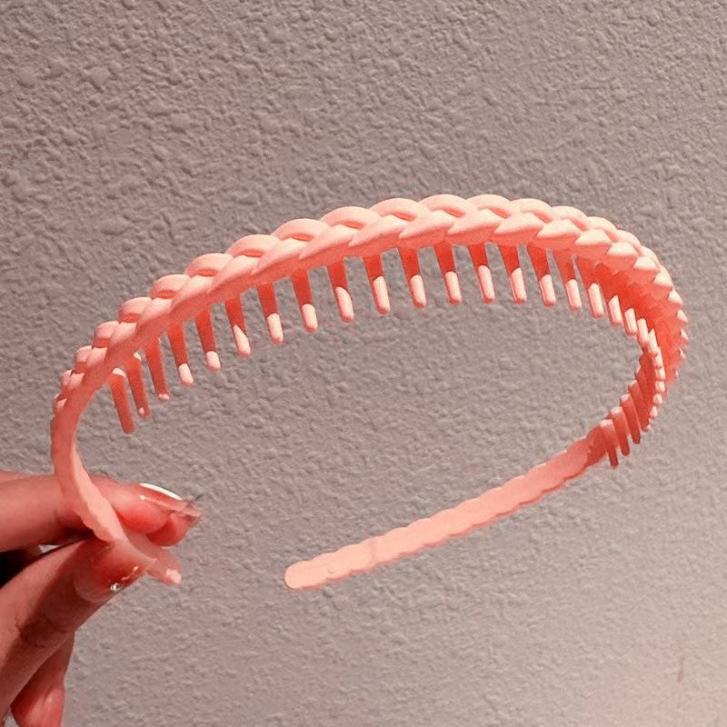BowLift | Stylish Matte Face Wash Headband with Teeth for Anti-Slip