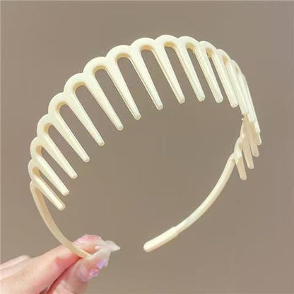 BowLift | Stylish Matte Face Wash Headband with Teeth for Anti-Slip