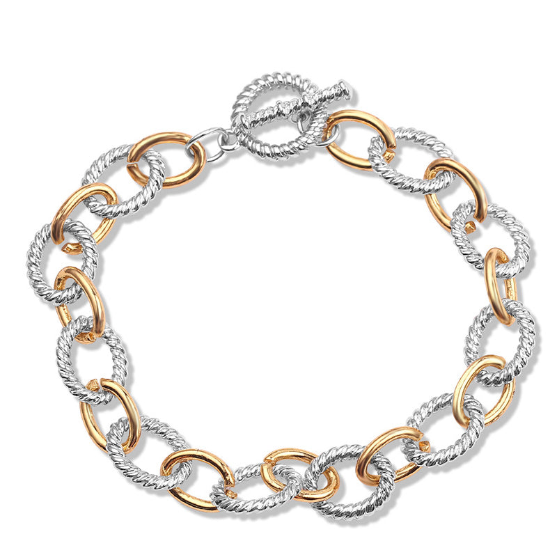 BowLift | Two Tone Knot Twisted Bangle
