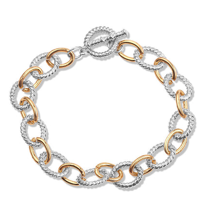 BowLift | Two Tone Knot Twisted Bangle