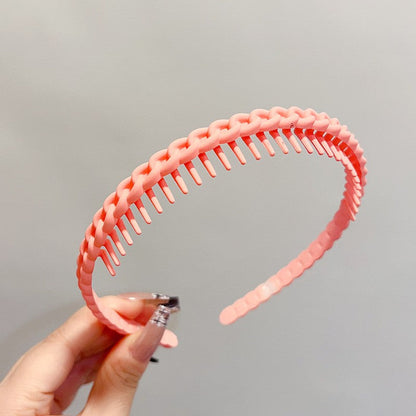 BowLift | Stylish Matte Face Wash Headband with Teeth for Anti-Slip