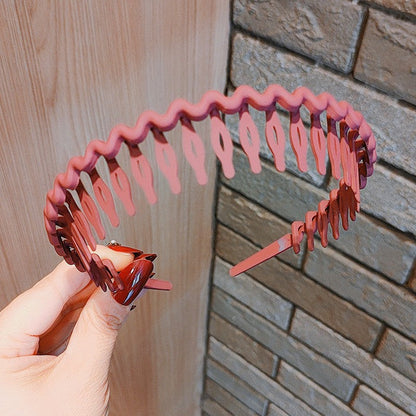 BowLift | Stylish Matte Face Wash Headband with Teeth for Anti-Slip