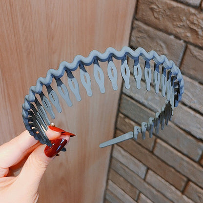 BowLift | Stylish Matte Face Wash Headband with Teeth for Anti-Slip