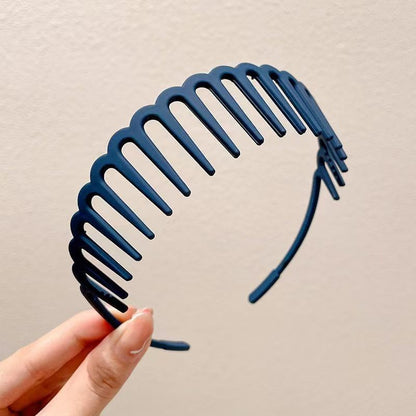 BowLift | Stylish Matte Face Wash Headband with Teeth for Anti-Slip