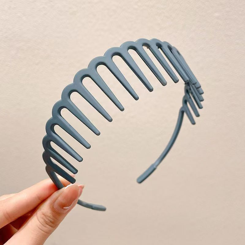 BowLift | Stylish Matte Face Wash Headband with Teeth for Anti-Slip