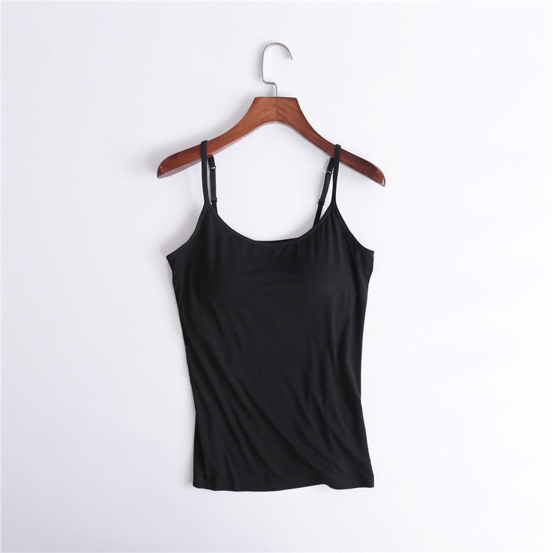 Tank top with integrated bra