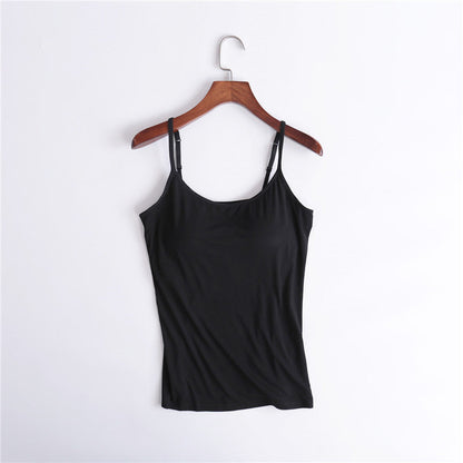 Tank top with integrated bra