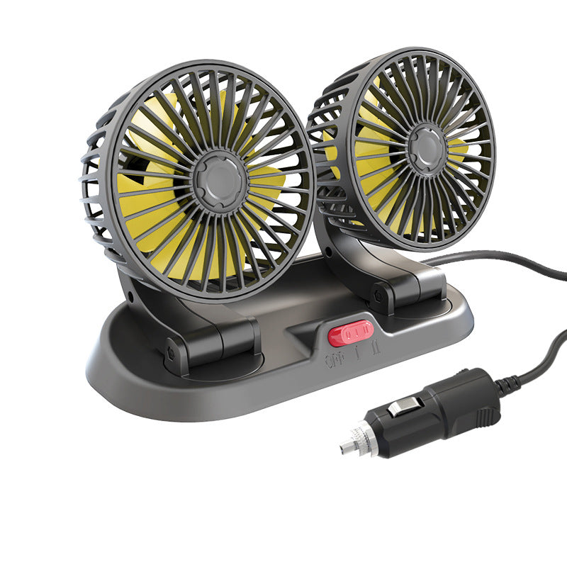 Double head car cooling air circulation fan | Kalsten