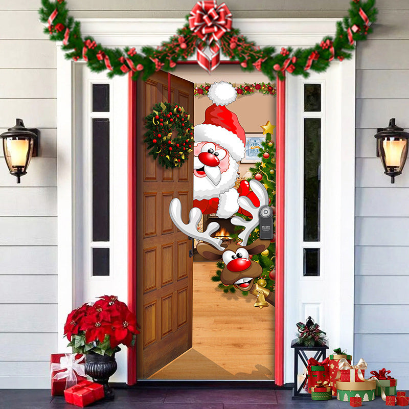 Skanto | The Nightmare Before Christmas | Outdoor Decorations | Jack Skellington Door Cover