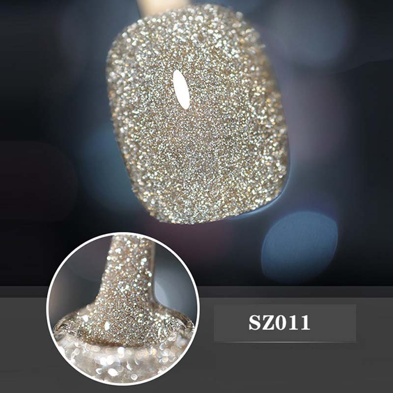 High-density glitter nail gel polish