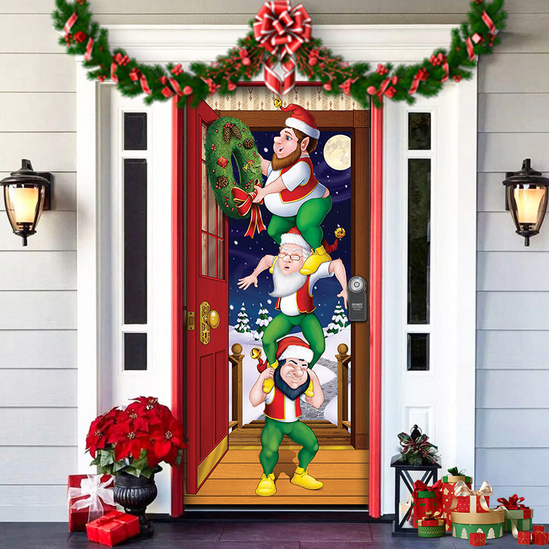 Skanto | The Nightmare Before Christmas | Outdoor Decorations | Jack Skellington Door Cover