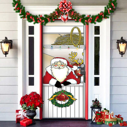 Skanto | The Nightmare Before Christmas | Outdoor Decorations | Jack Skellington Door Cover