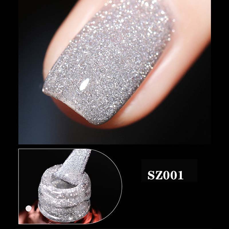 High-density glitter nail gel polish
