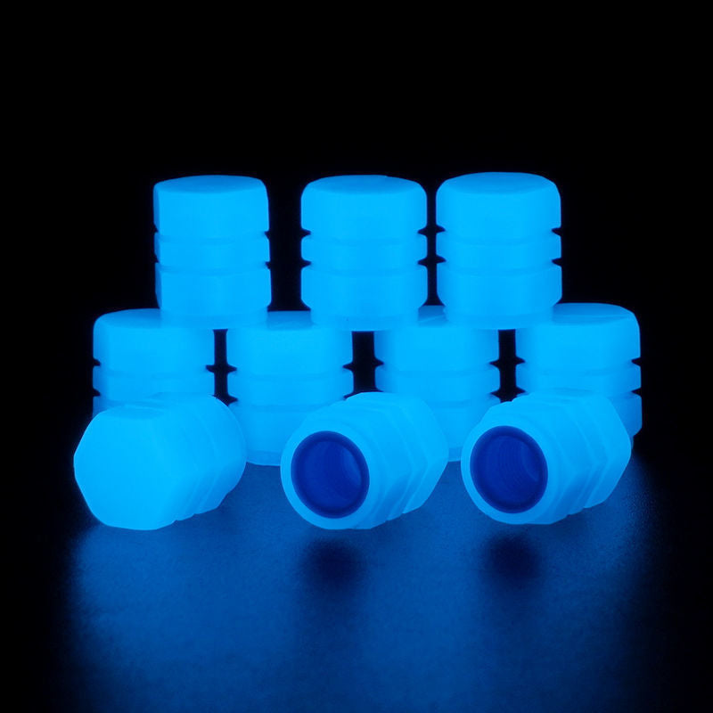 BowLift | Universal fluorescent tire valve caps (4 PCS/Set)