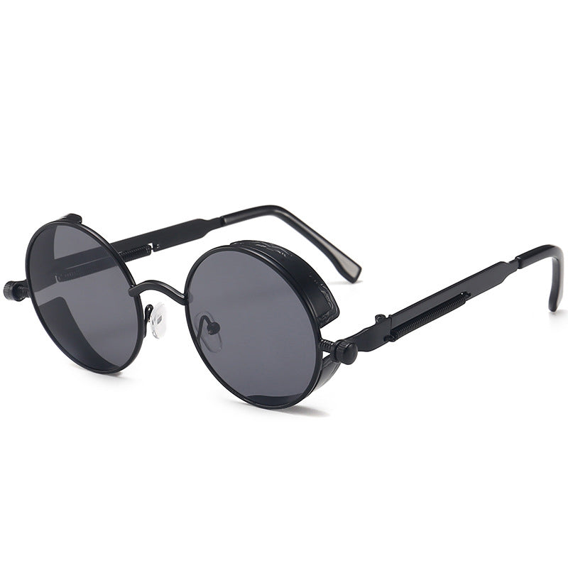 Skanto | Steampunk Round Lens Metal Frame Unisex Glasses