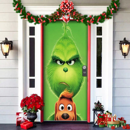 Skanto | The Nightmare Before Christmas | Outdoor Decorations | Jack Skellington Door Cover