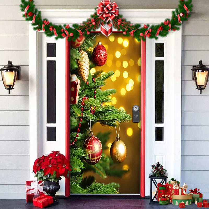 Skanto | The Nightmare Before Christmas | Outdoor Decorations | Jack Skellington Door Cover