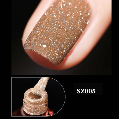 High density glitter nail gel polish | Bowlift