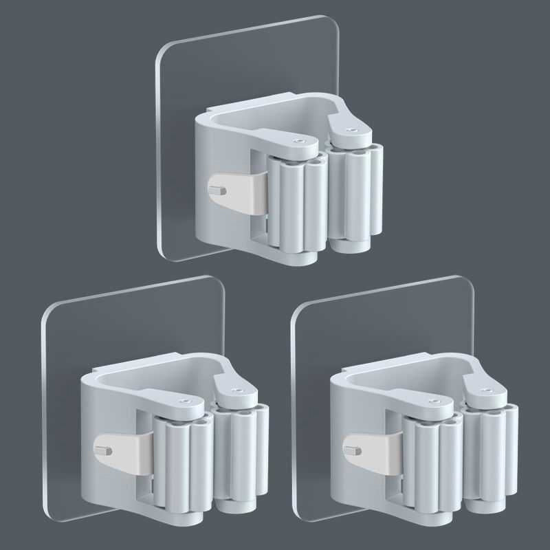 Skanto | Wall-Mounted Mop Holder (3 PCS)