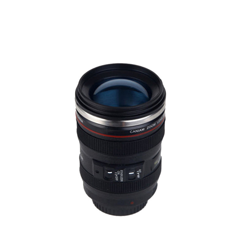 Camera Lens Inspired Insulated Mug Coffee Cup | Skanto
