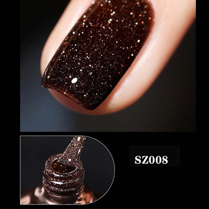 High density glitter nail gel polish | Bowlift