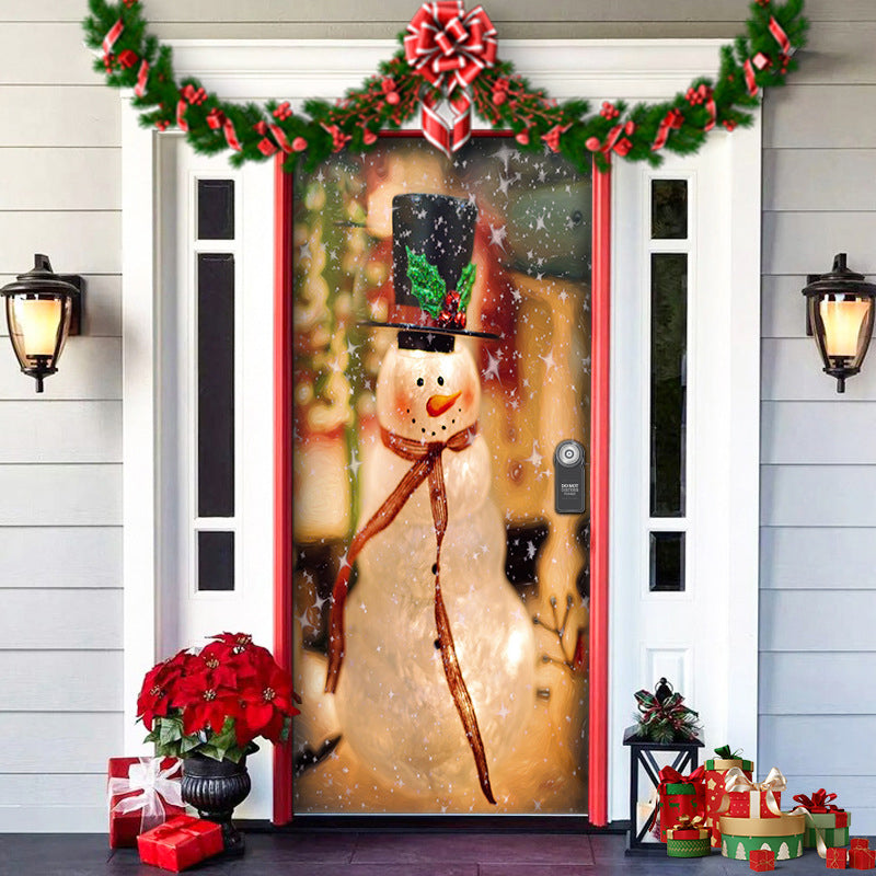 Skanto | The Nightmare Before Christmas | Outdoor Decorations | Jack Skellington Door Cover