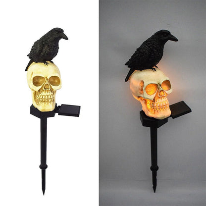 Brehn | Halloween Solar Skull Crows Decorative Lights