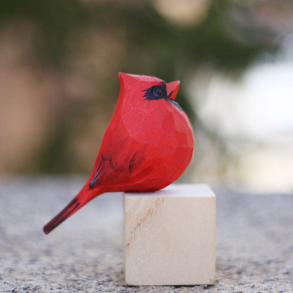 BowLift | Cardinal Hand Wood Carving