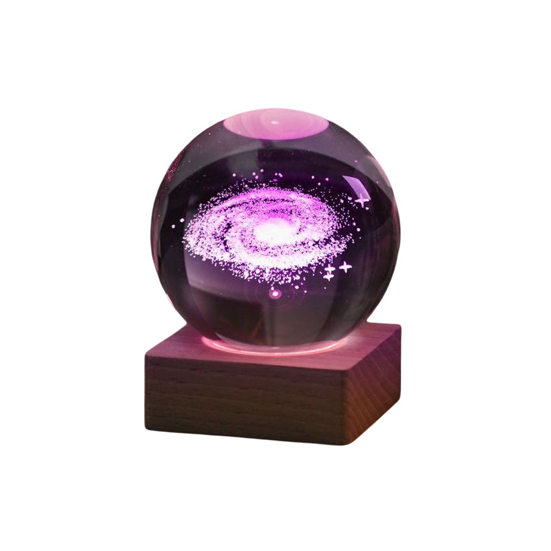 Skanto | 3D Galaxy Crystal Ball Night Light Decor Lamp
